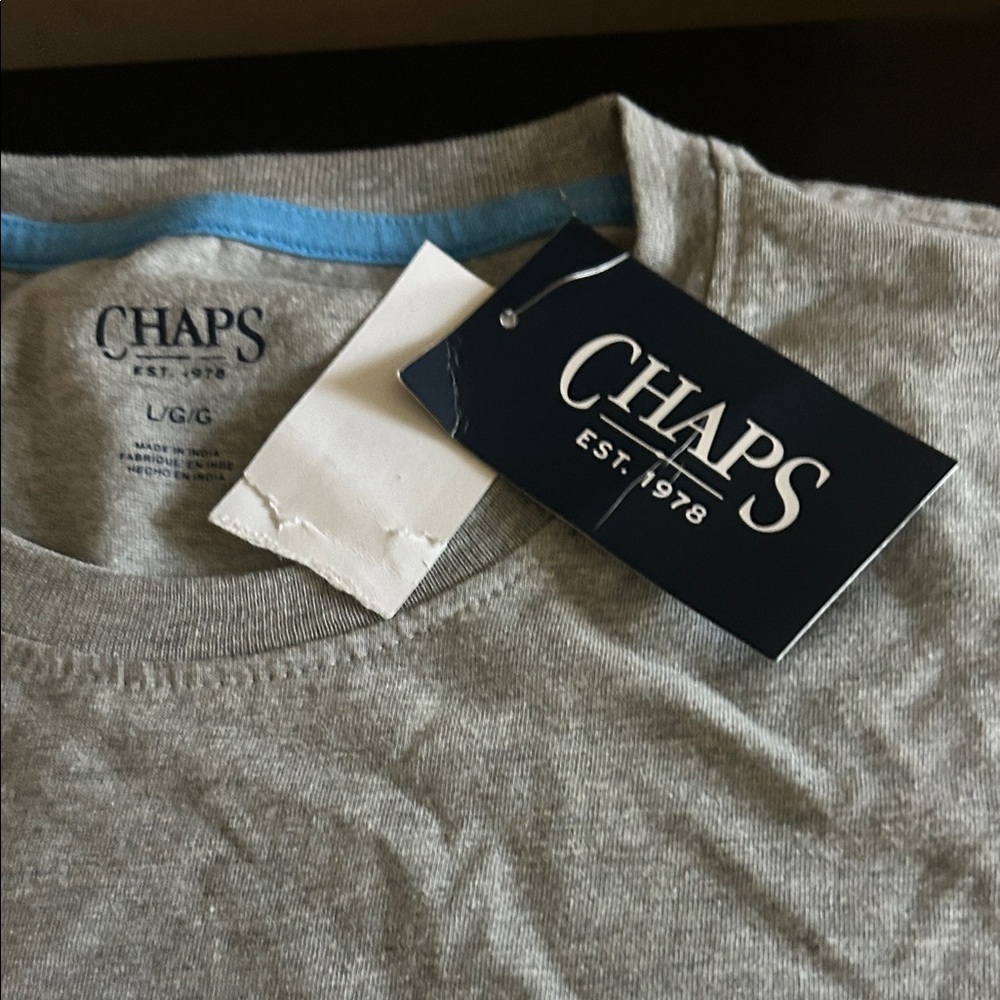 Chaps Heather Gray Men's Tee